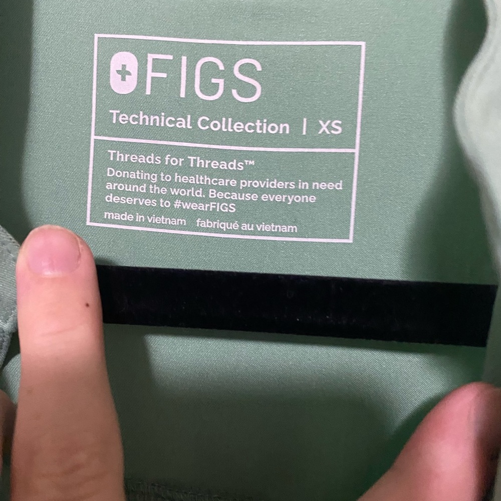 Figs Rafaela top. Size XS Jade.